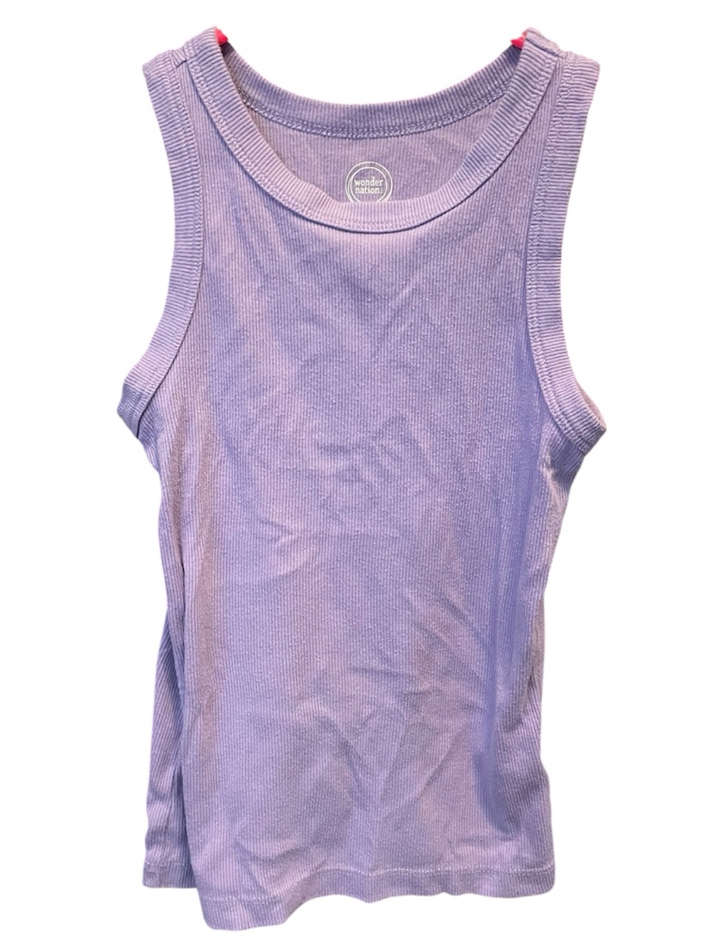 wonder nation Lavender Ribbed Tank Top